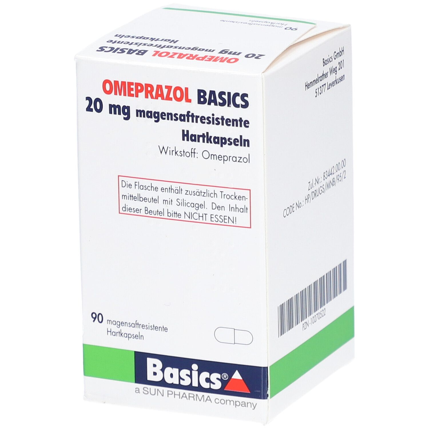OMEPRAZOL BASICS 20 mg