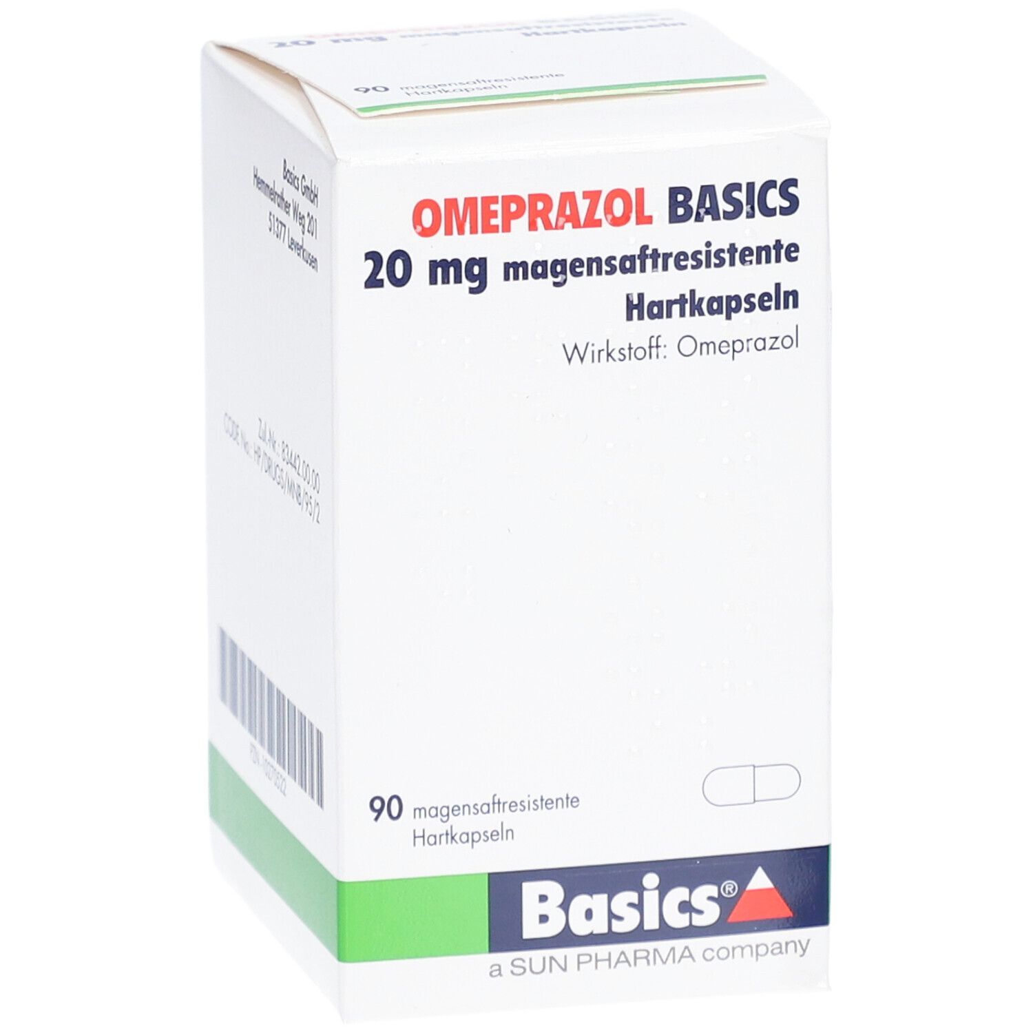 OMEPRAZOL BASICS 20 mg