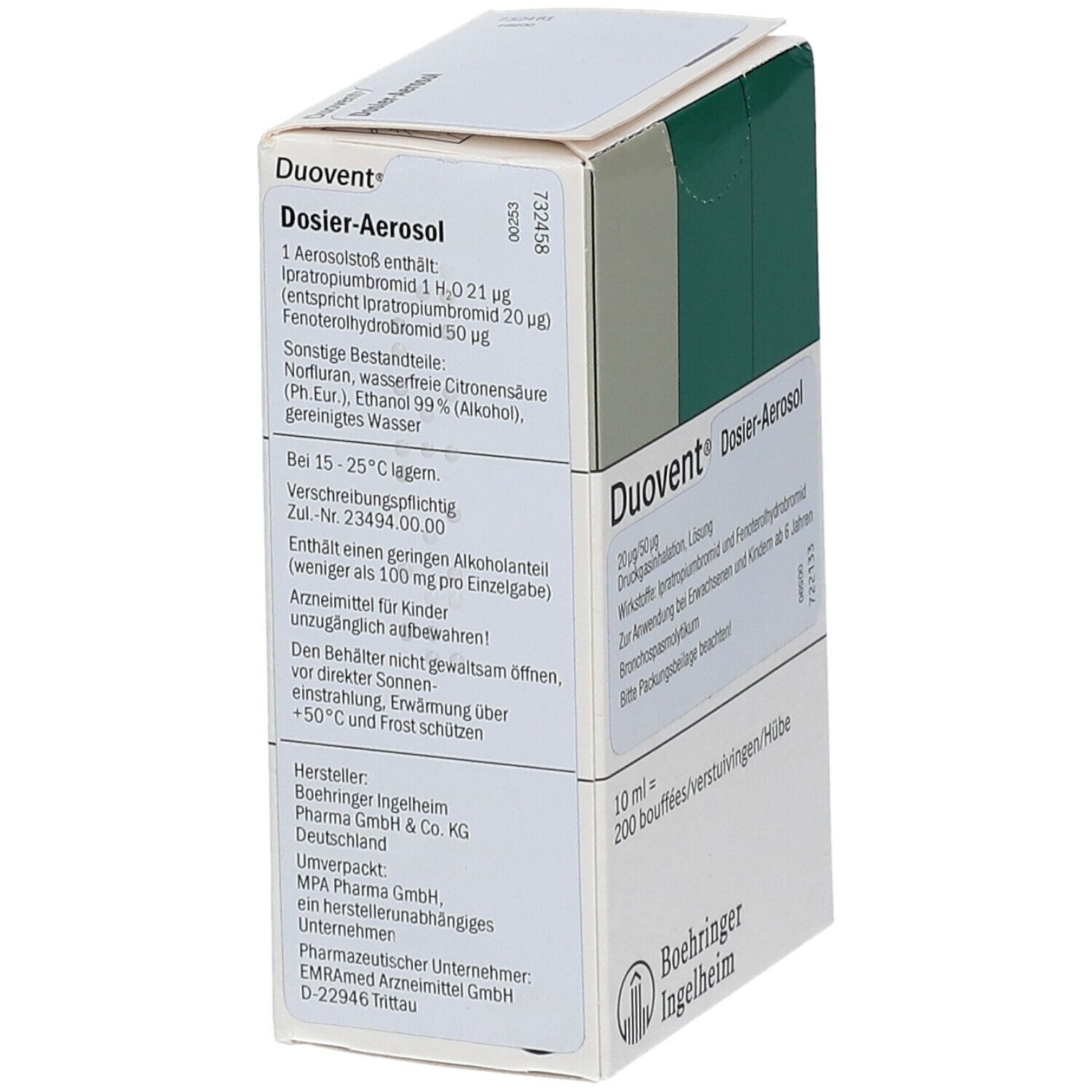 Duovent Dosieraerosol 10 ml