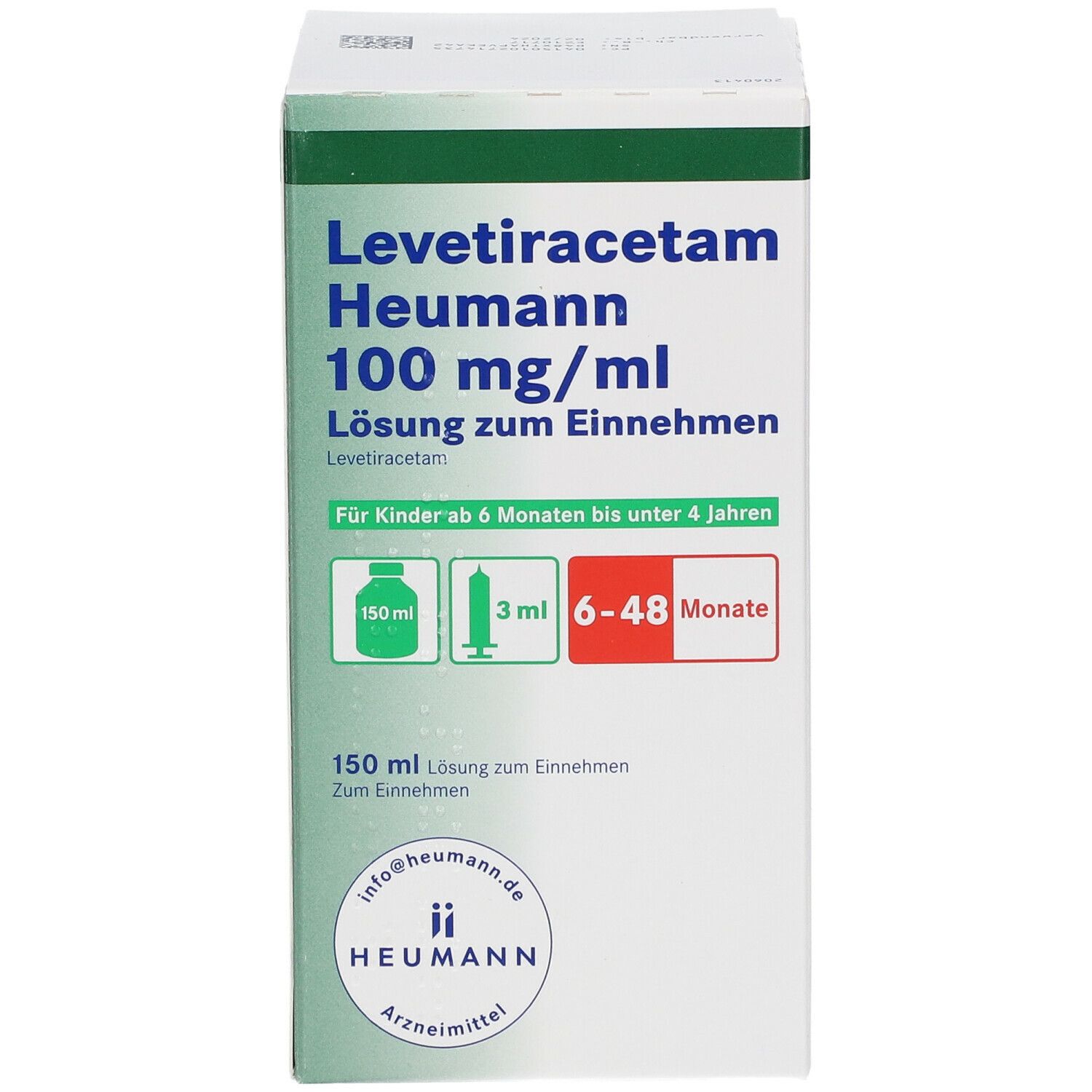 Levetiracetam Heumann 100 mg/ml
