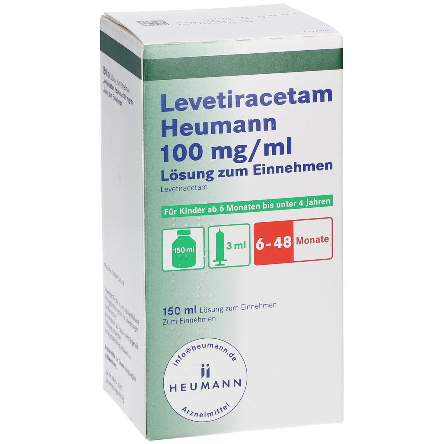 Levetiracetam Heumann 100 mg/ml