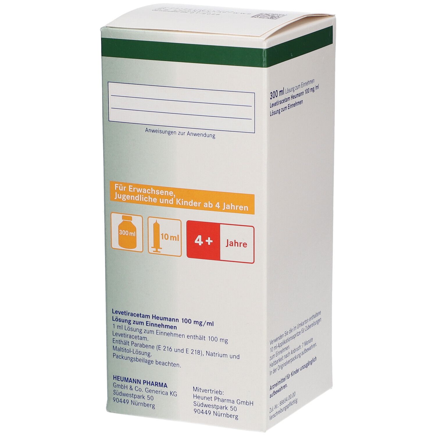 Levetiracetam Heumann 100 mg/ml