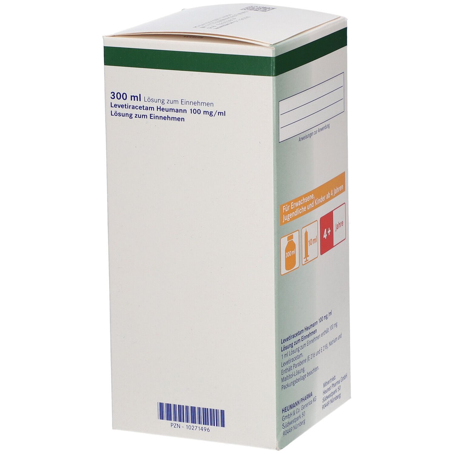 Levetiracetam Heumann 100 mg/ml