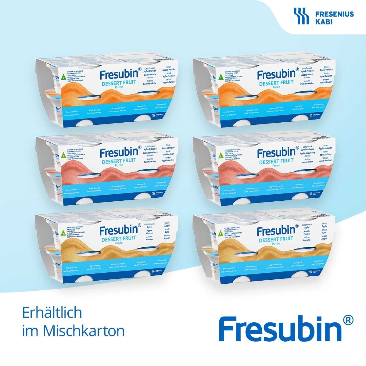 Fresubin Dessert Fruit Mischkarton | Aufbaukost bei Mangelernährung & Appetitlosigkeit