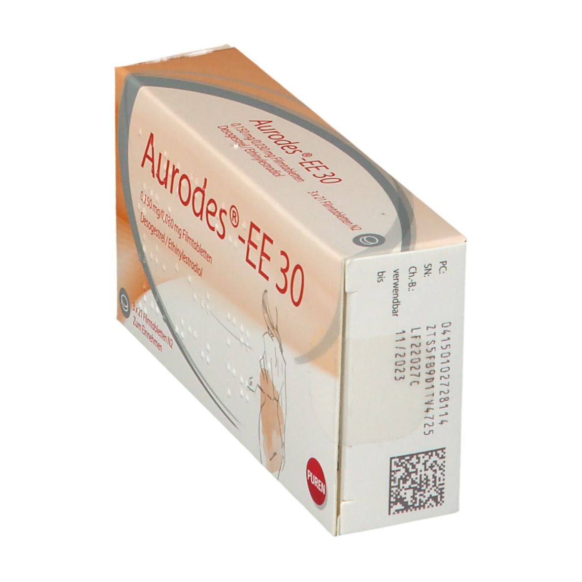 Aurodes-Ee 30 0,150 mg/0,030 mg Filmtabletten 3x21 St