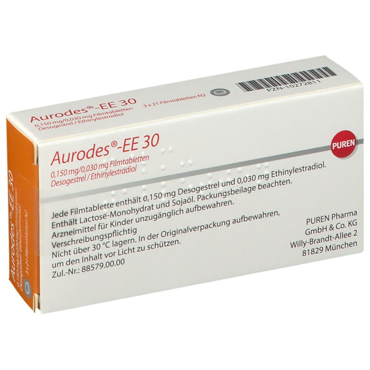 Aurodes®-EE 30 0,150 mg/0,030 mg