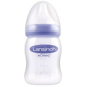 Lansinoh mOmma Babyflasche 160ml mit Natural Wave Silikonsauger S thumbnail