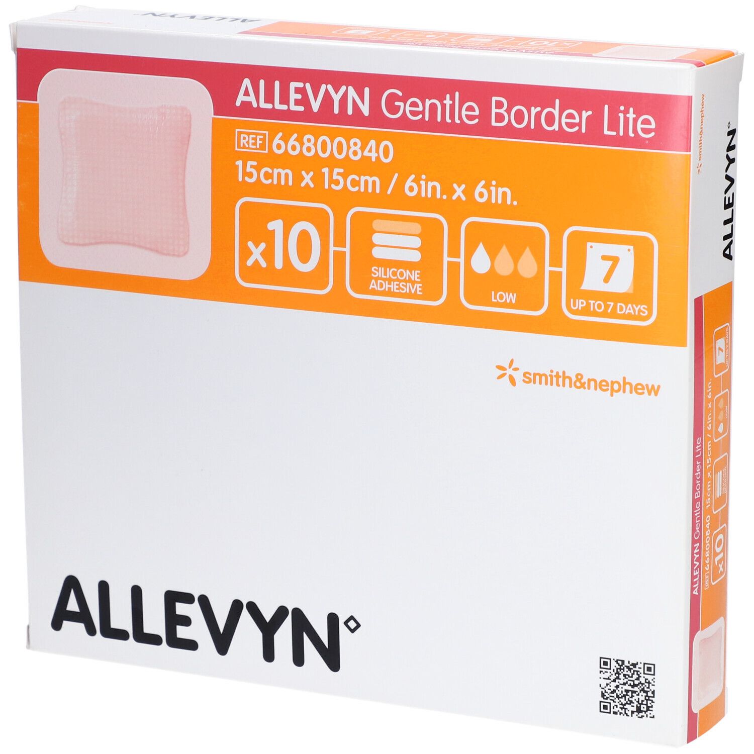 ALLEVYN® Gentle Border Lite 15 x 15 cm