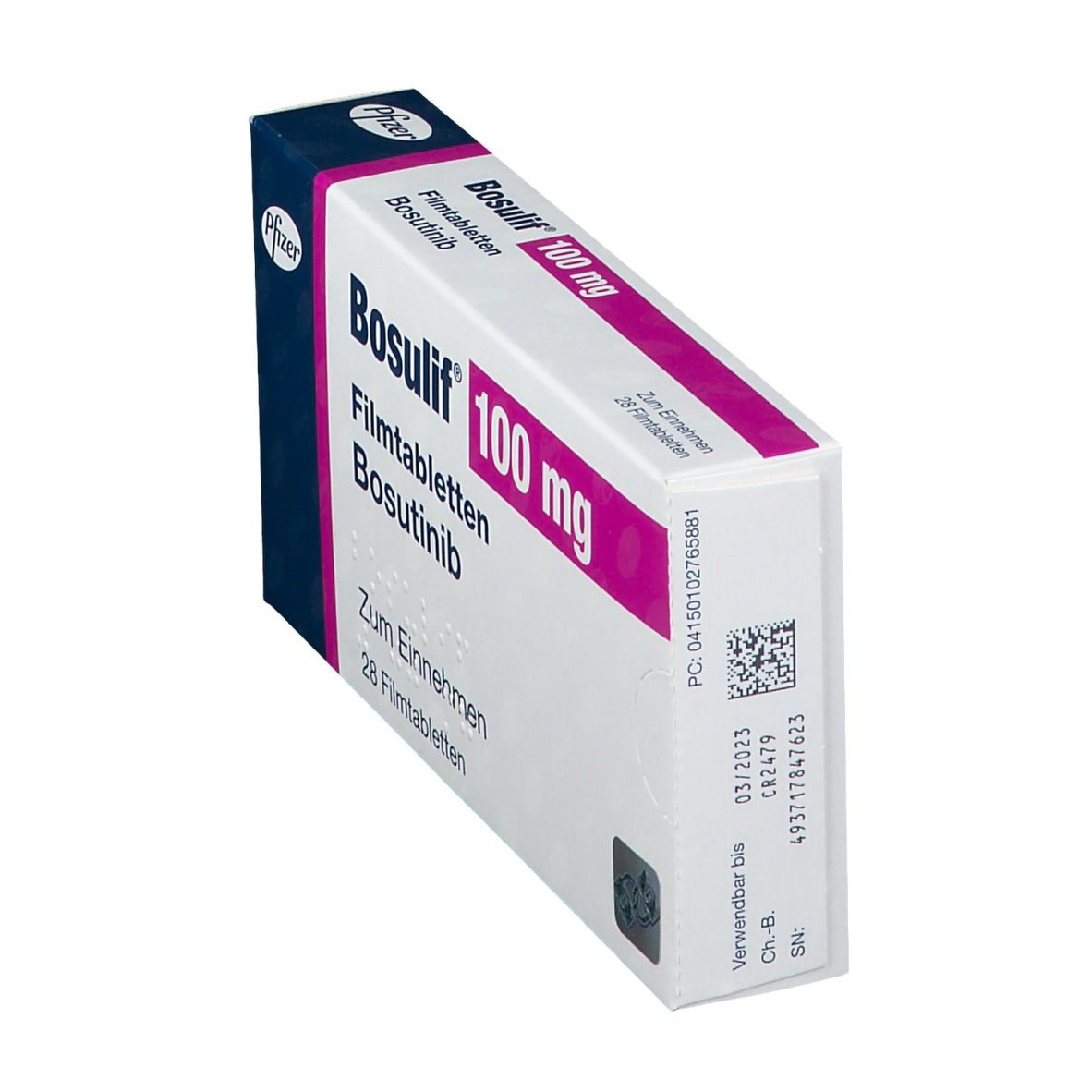 Bosulif 100 mg Filmtabletten 28 St