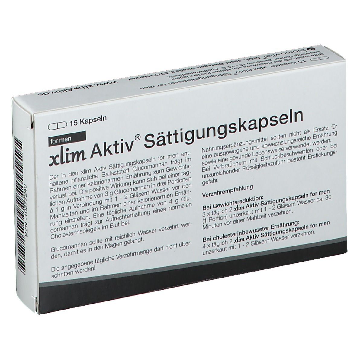 xlim® Aktiv Sättigungskapseln for men