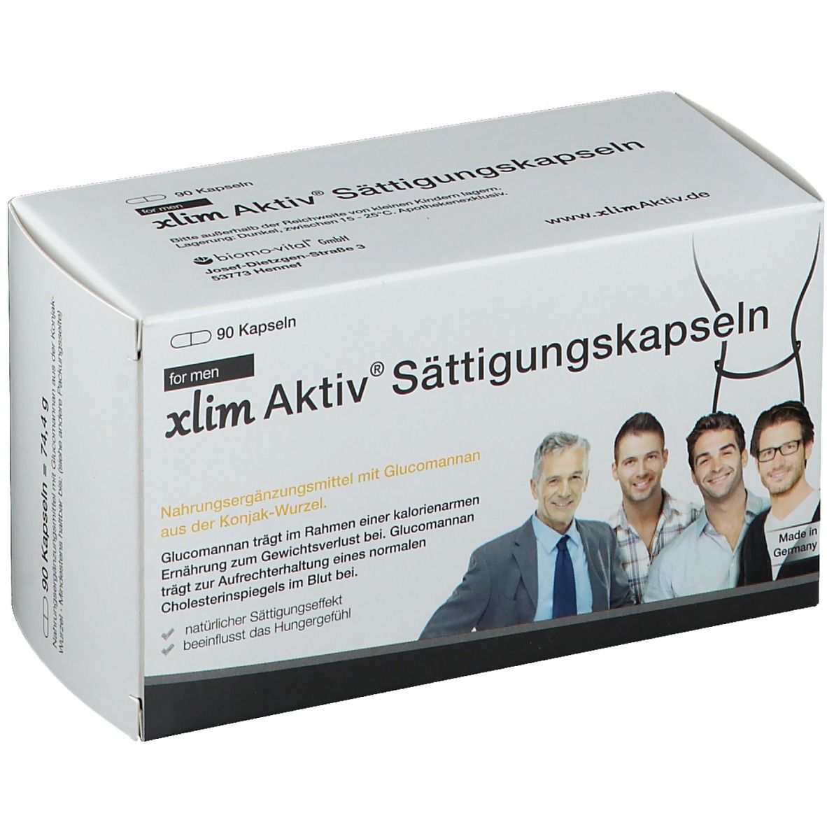 xlim® Aktiv Sättigungskapseln for men
