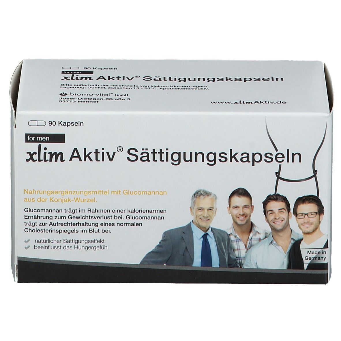 xlim® Aktiv Sättigungskapseln for men