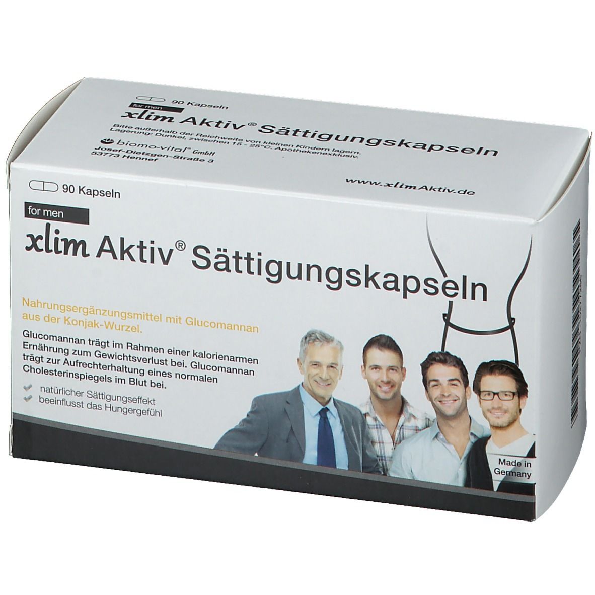 xlim® Aktiv Sättigungskapseln for men