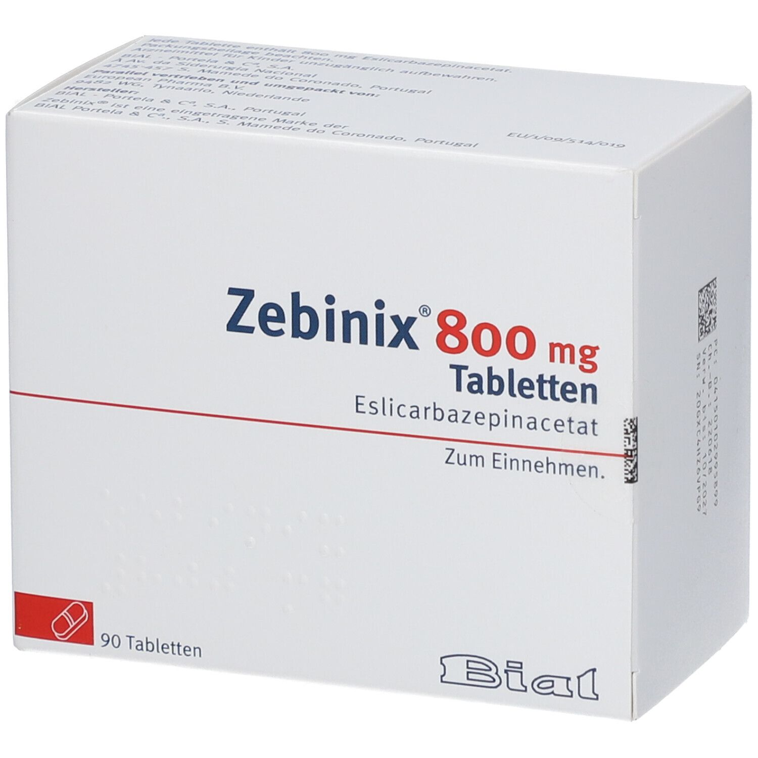 ZEBINIX 800 mg Tabletten