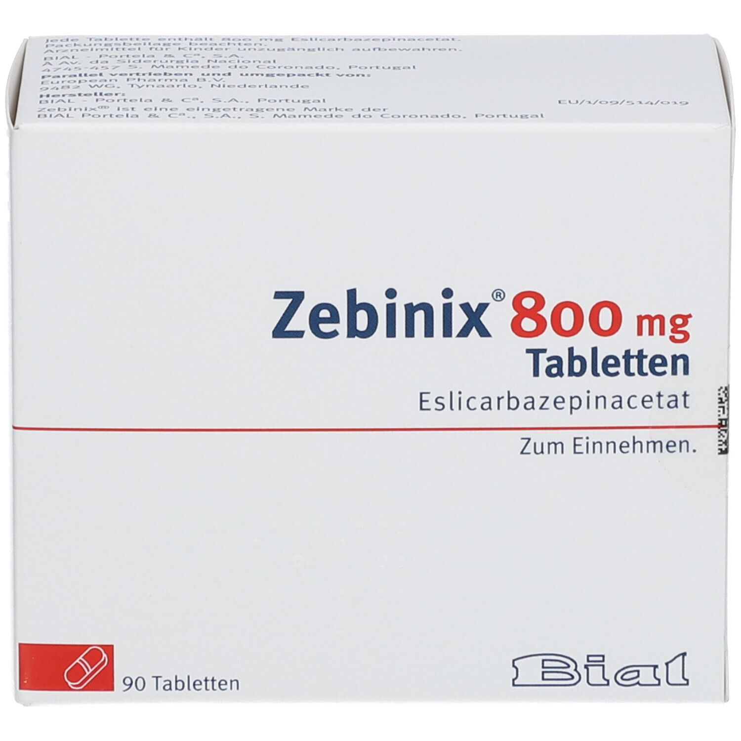 ZEBINIX 800 mg Tabletten
