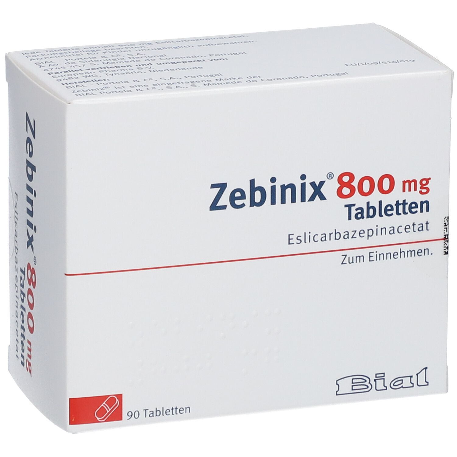 ZEBINIX 800 mg Tabletten