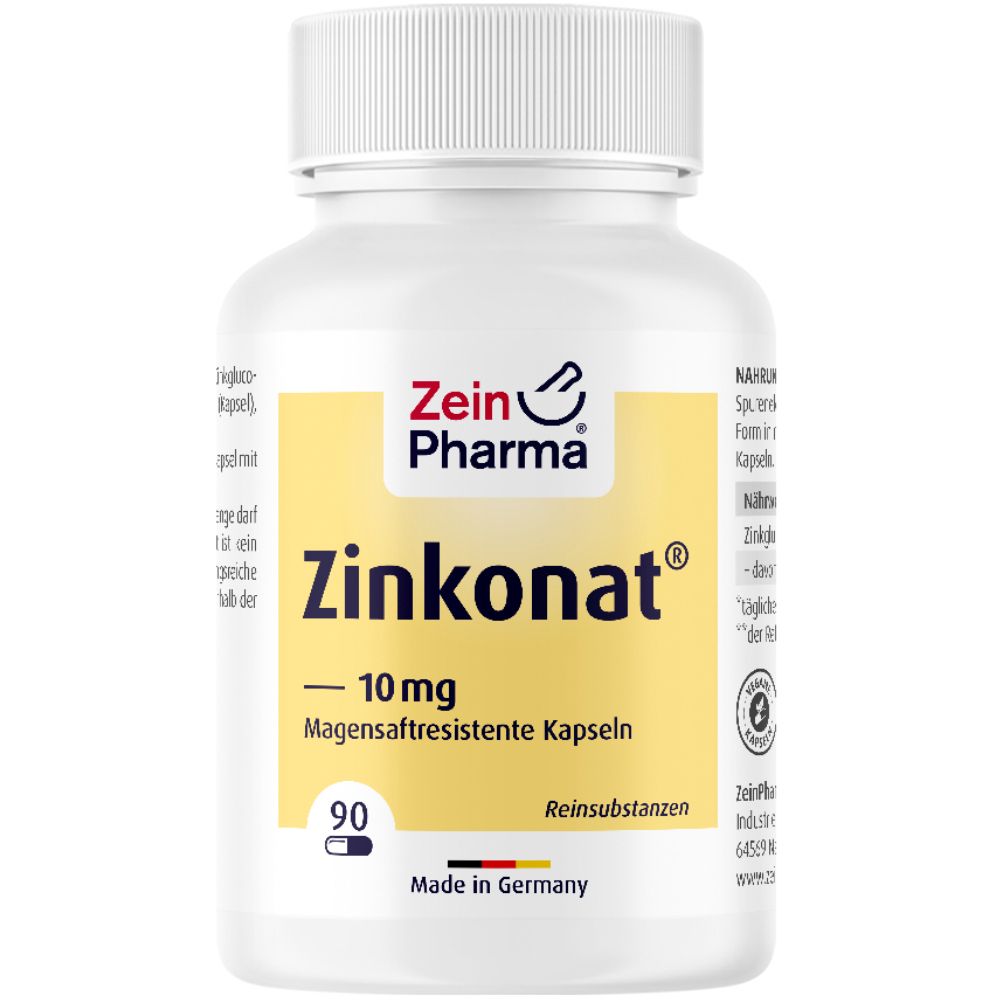 Zink Kapseln Zinkonat 10 mg ZeinPharma