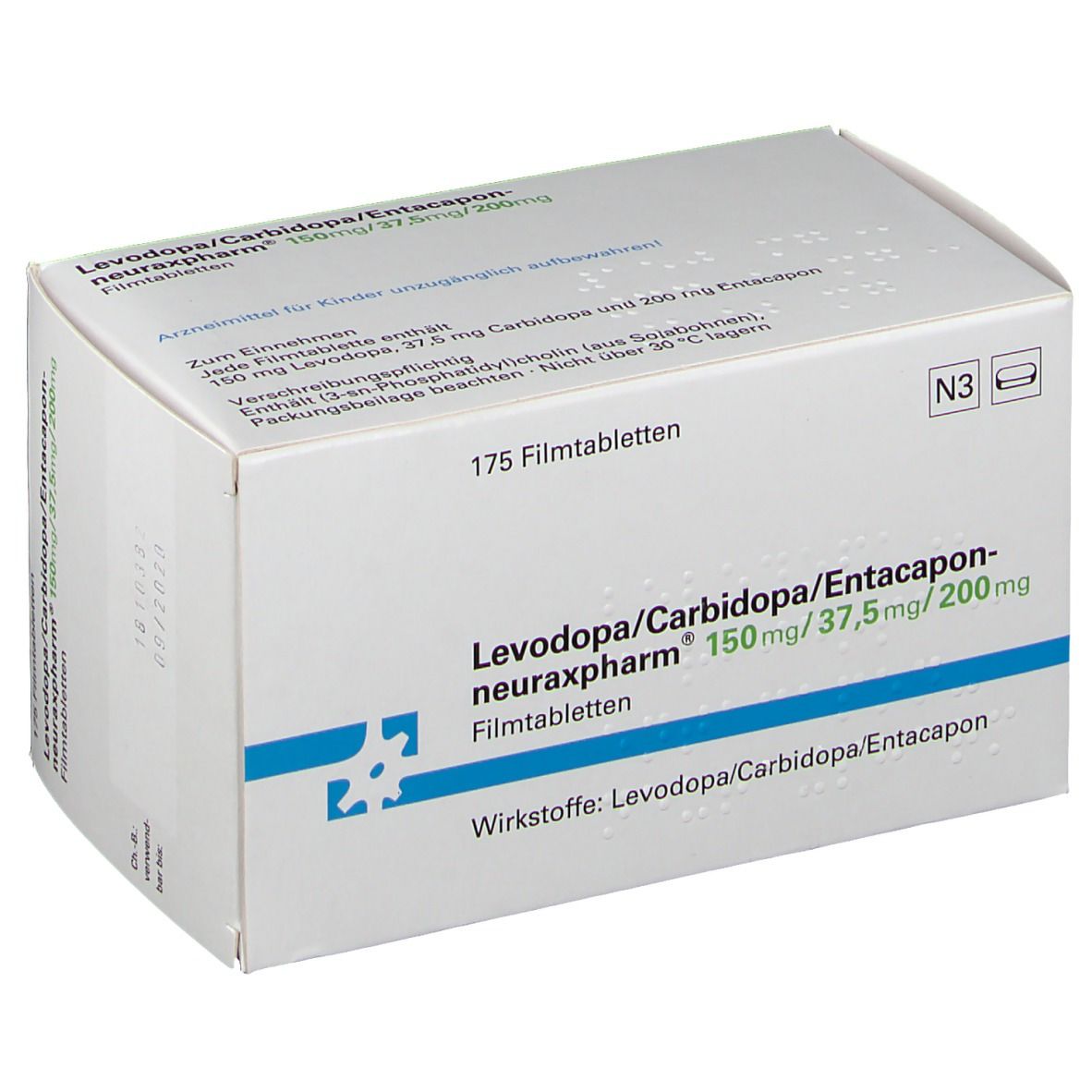 Levodopa/Carbidopa/Entacapon-neuraxpharm® 150 mg/37,5 mg/200 mg