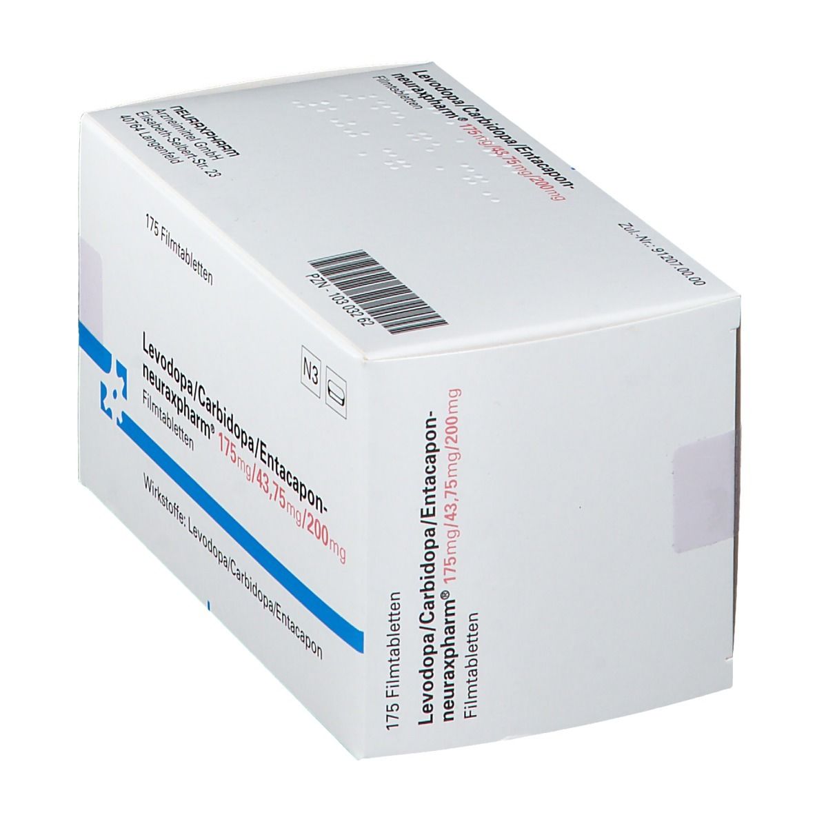 Levodopa/Carbidopa/Entacapon-neuraxpharm® 175 mg/43,75 mg/200 mg