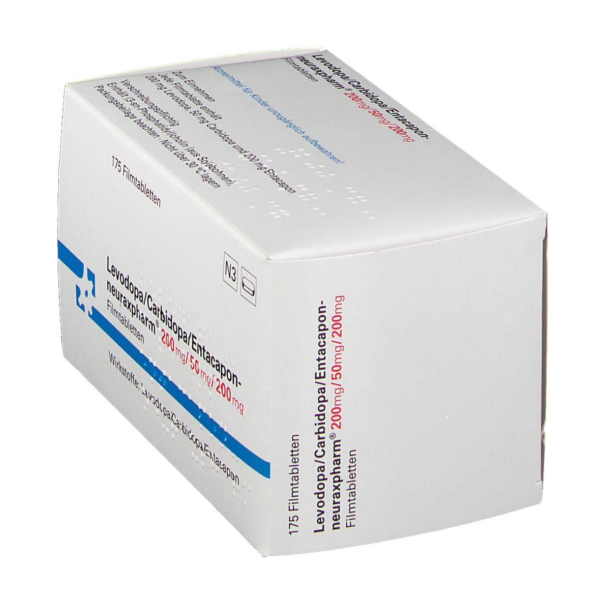 Levodopacarbidopaentacapon Neuraxpharm® 200 Mg50 Mg200 Mg 175 St