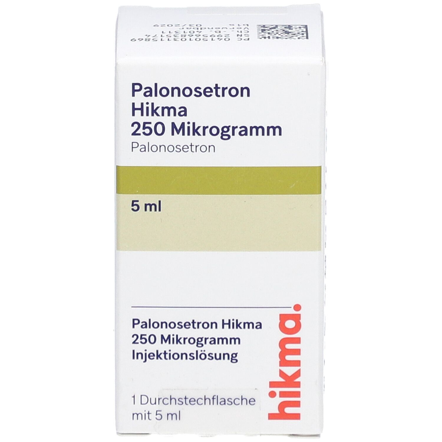 PALONOSETRON Hikma 250 Mikrogramm/5 ml Inj.-Lsg.