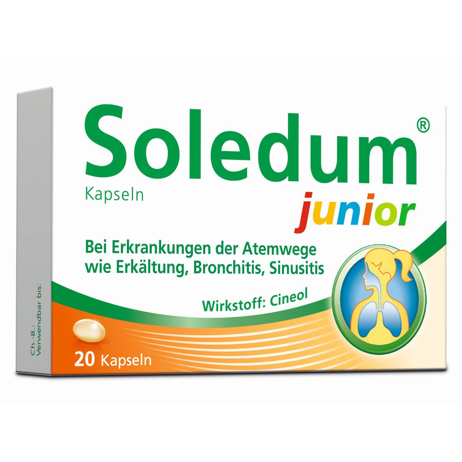 Soledum® Kapseln junior bei Erkältung, Bronchitis & Sinusitis