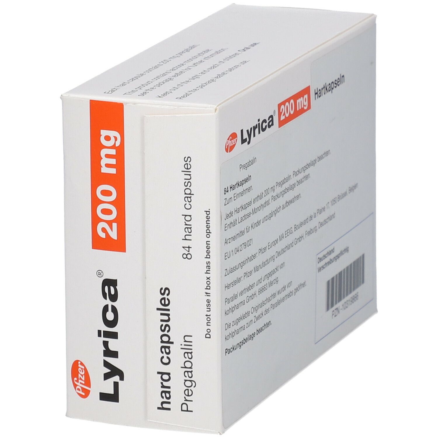 Lyrica 200 mg 84 St mit dem E-Rezept kaufen - Shop Apotheke