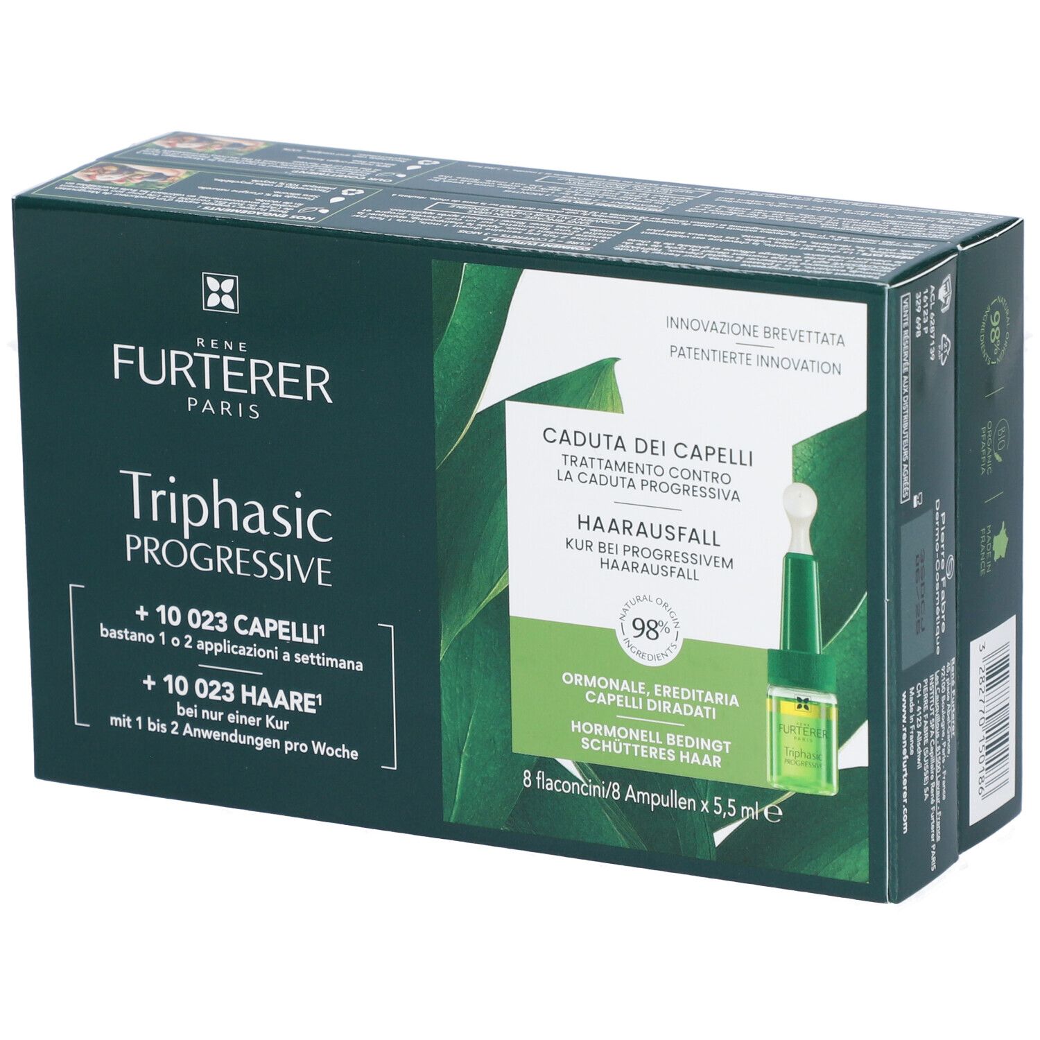 RENE FURTERER Triphasic Progressive Pflegeritual Bei Haarausfall 8x5 5