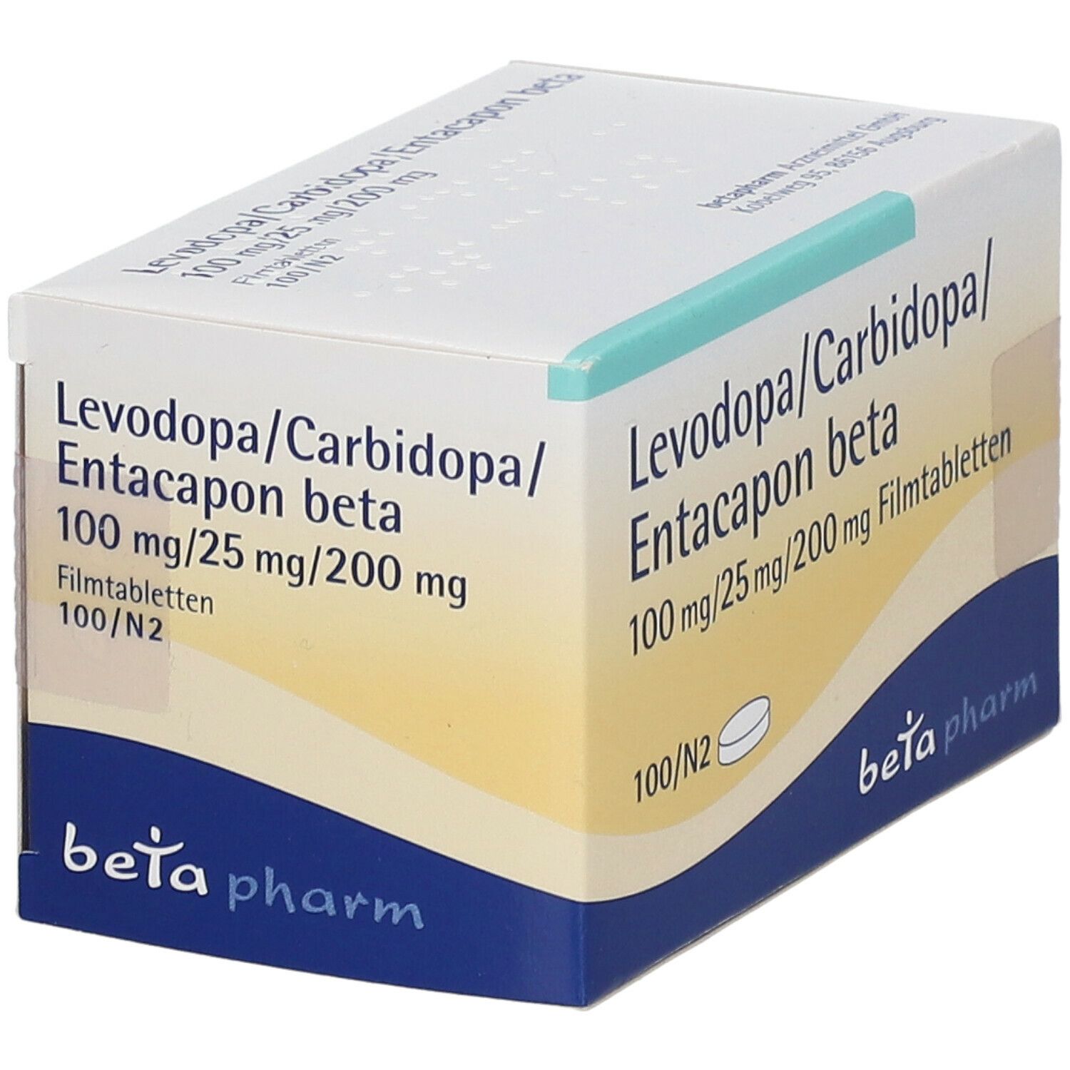 LEVODOPA/Carbidopa/Entacapon beta 100/25/200 100 St Filmtabletten