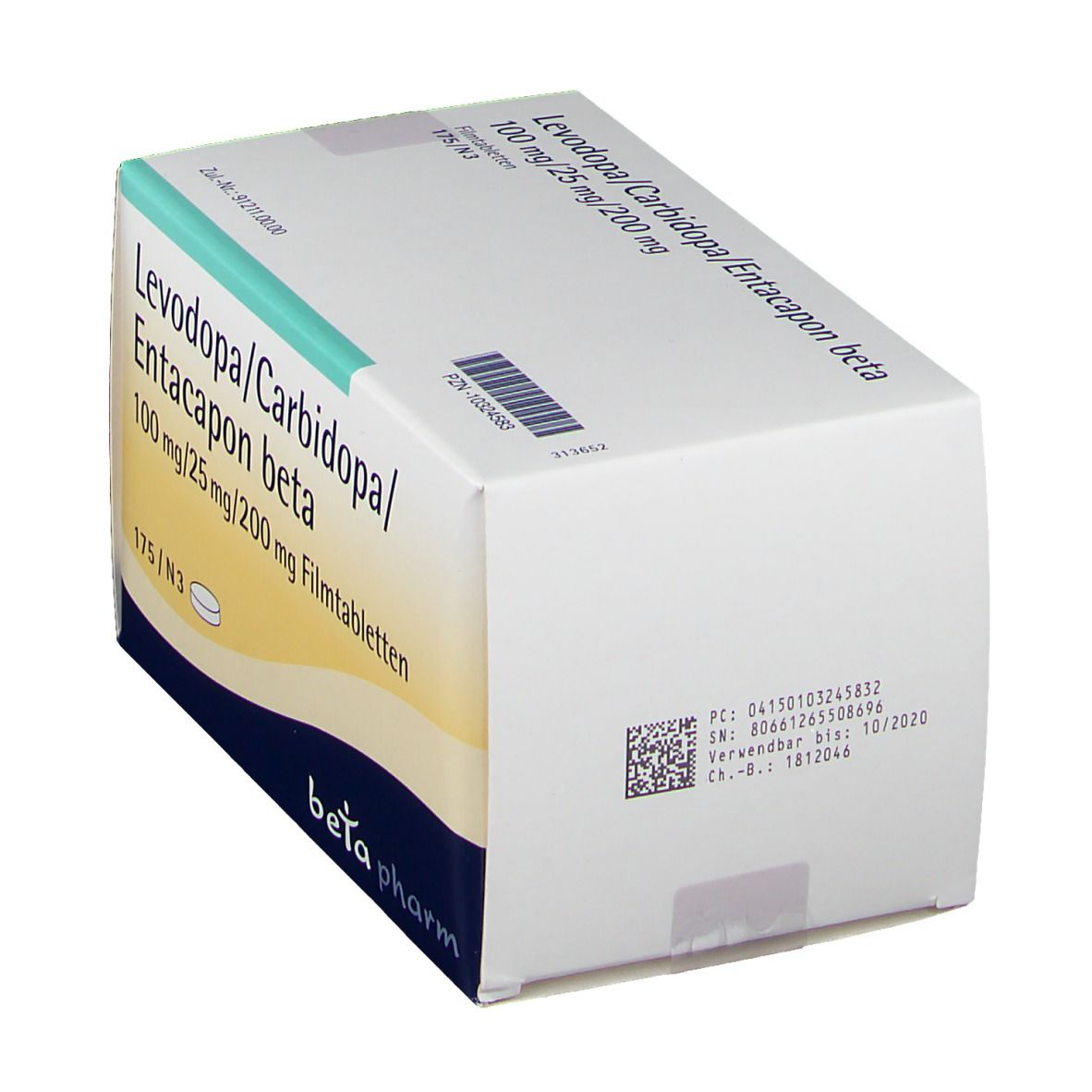 LEVODOPA/Carbidopa/Entacapon beta 100/25/200 175 St Filmtabletten