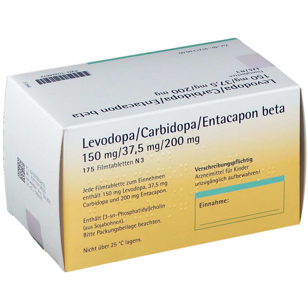 Levodopa/Carbidopa/Entacapon beta 150 mg/37,5 mg/200 mg