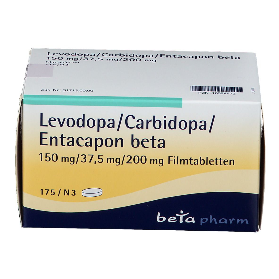 Levodopa/Carbidopa/Entacapon beta 150 mg/37,5 mg/200 mg