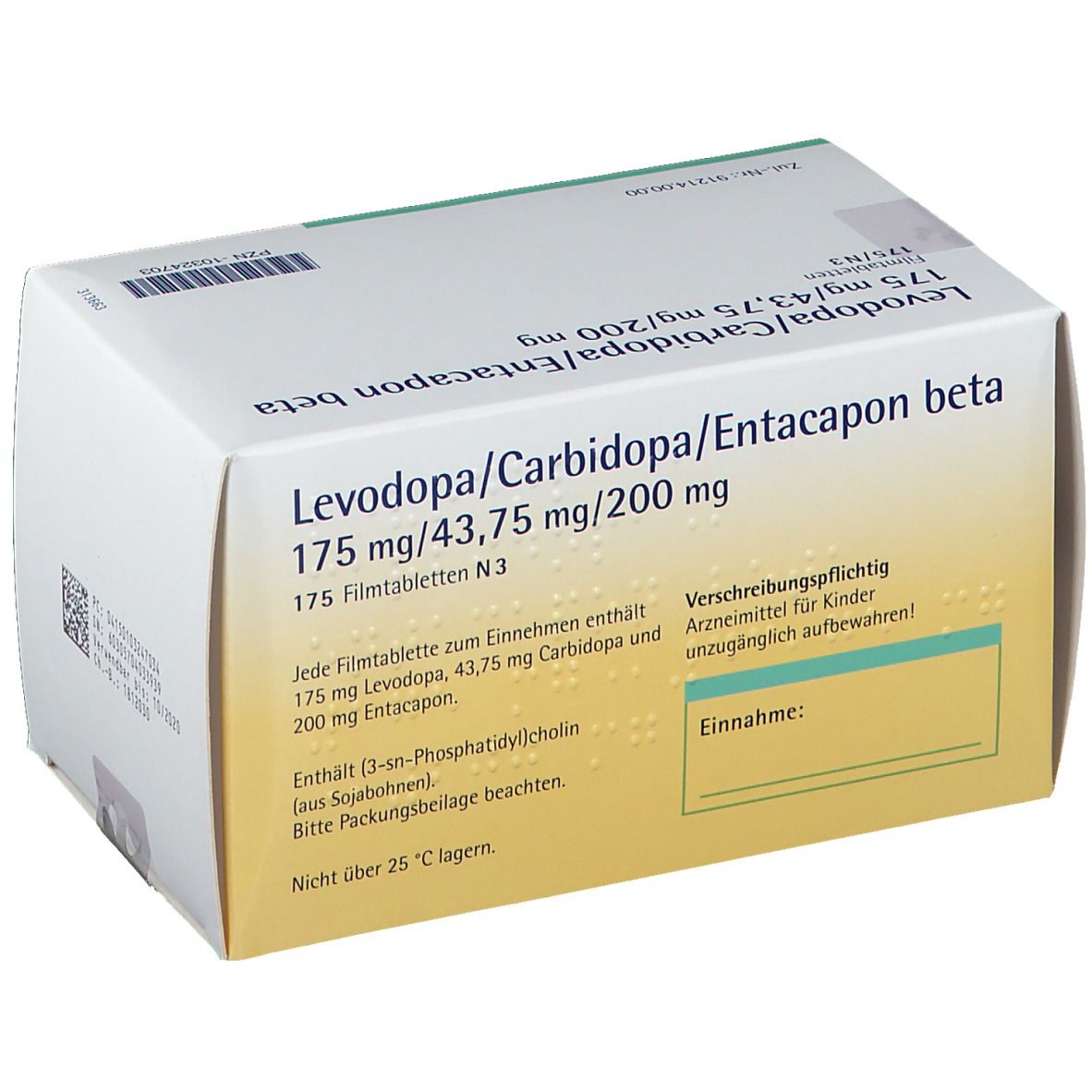 Levodopa/Carbidopa/Entacapon beta 175 mg/43,75 mg/200 mg