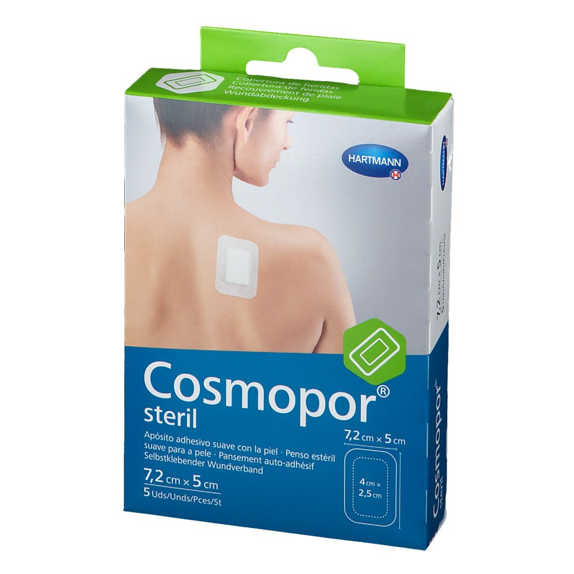 Cosmopor® steril 7,2x5 cm