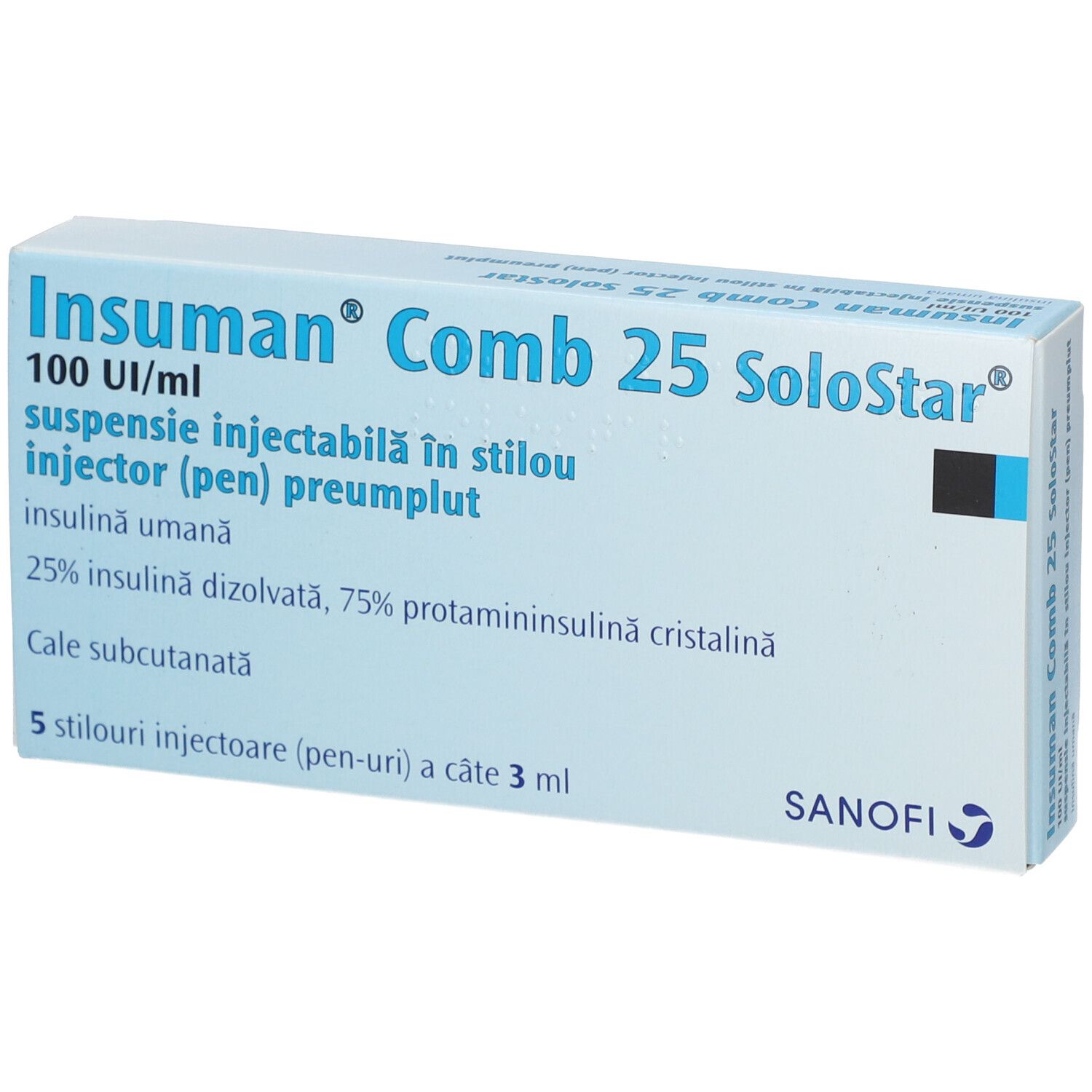 INSUMAN Comb 25 100 I.E./ml SoloStar Fertigpen