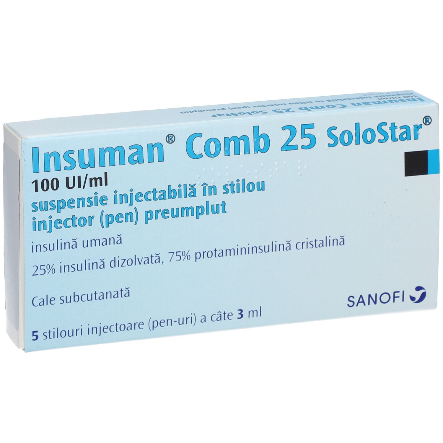 INSUMAN Comb 25 100 I.E./ml SoloStar Fertigpen