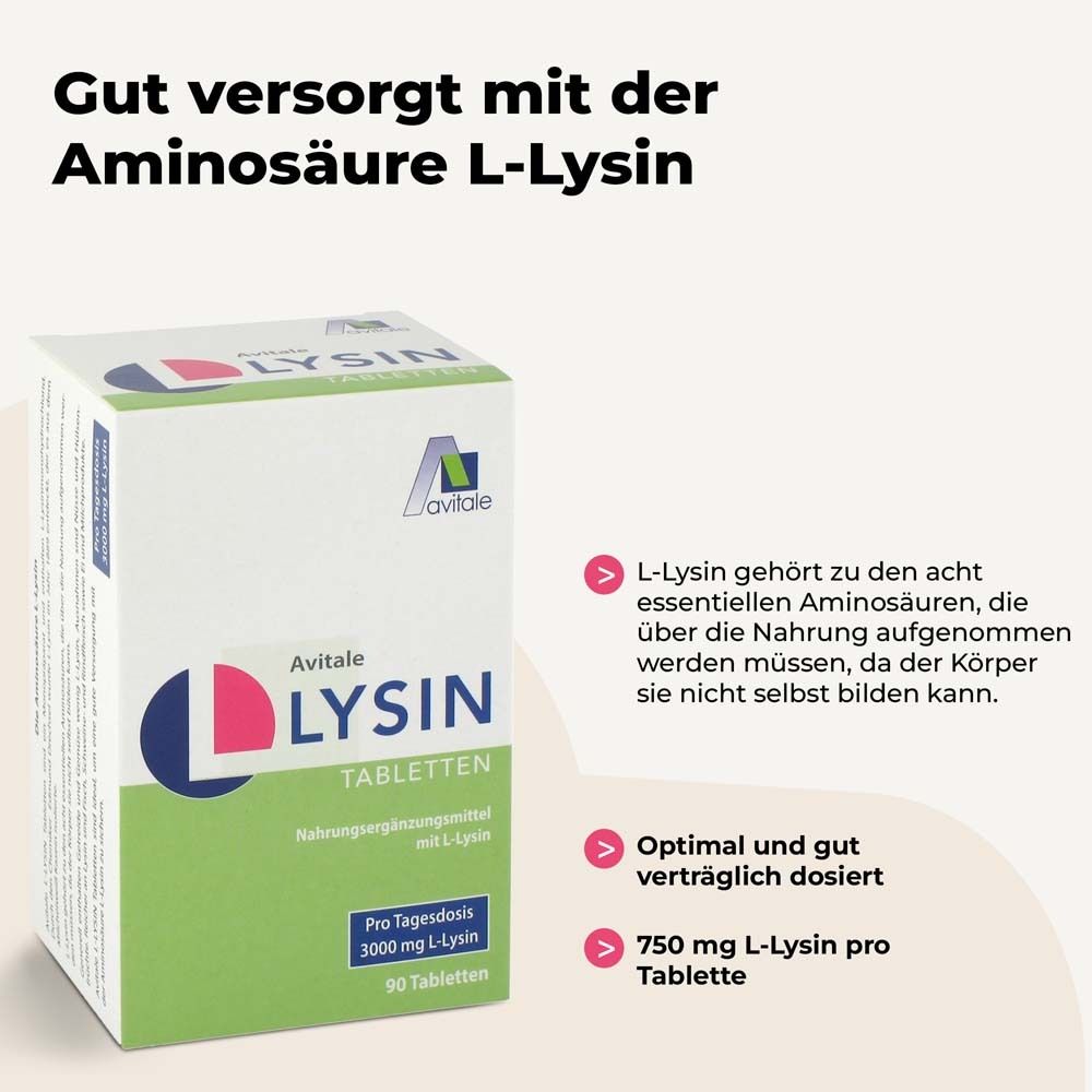Avitale L-Lysin 750 mg