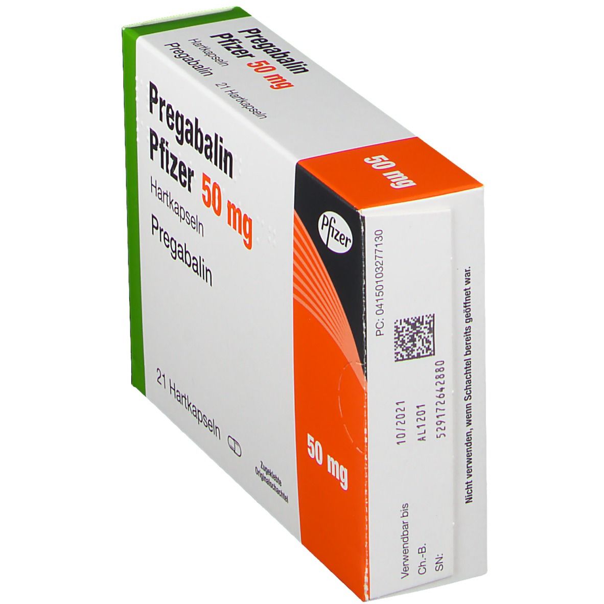 Pregabalin Pfizer 50 mg 21 St mit dem ERezept kaufen Shop Apotheke