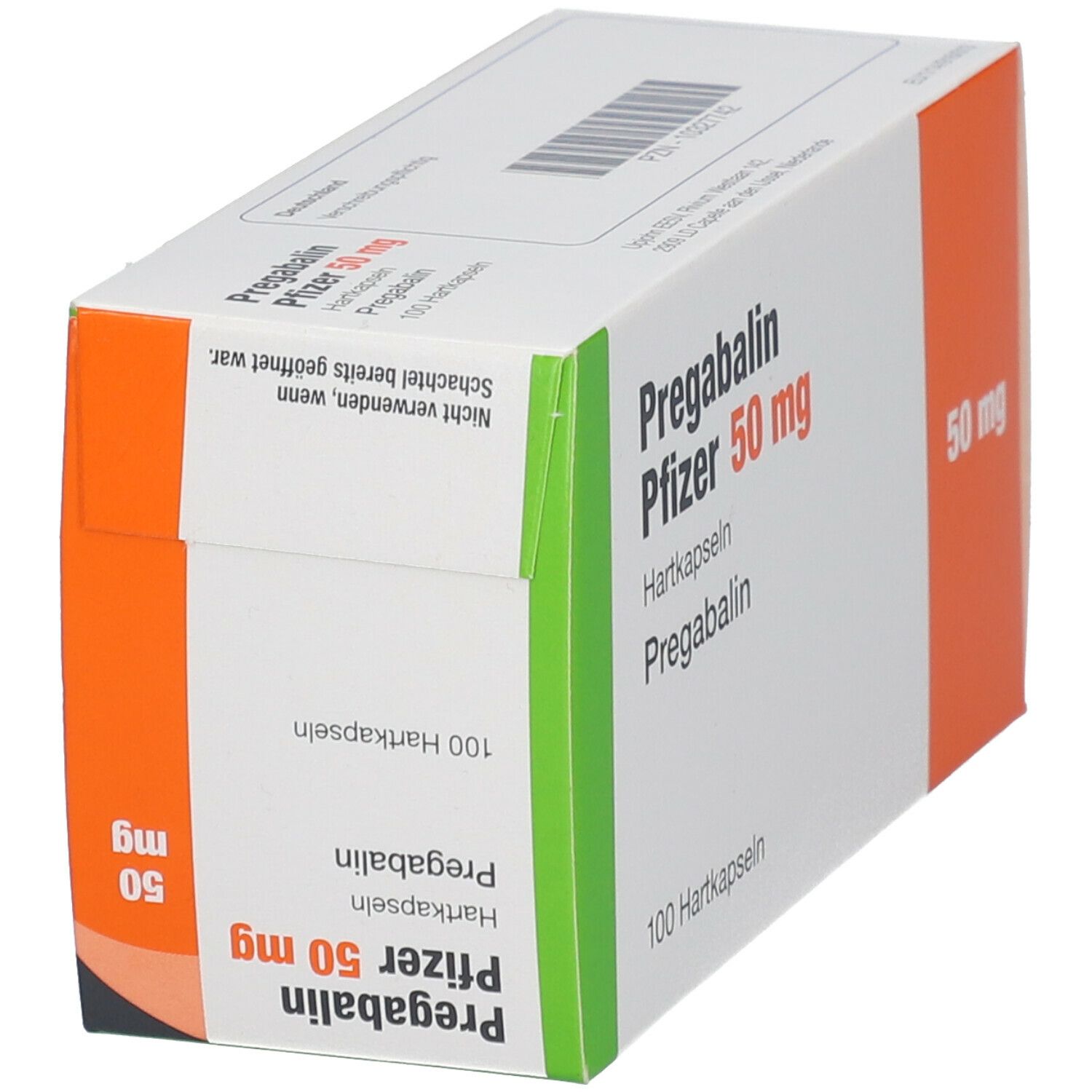 Pregabalin Pfizer 50 mg Hartkapseln 100 St