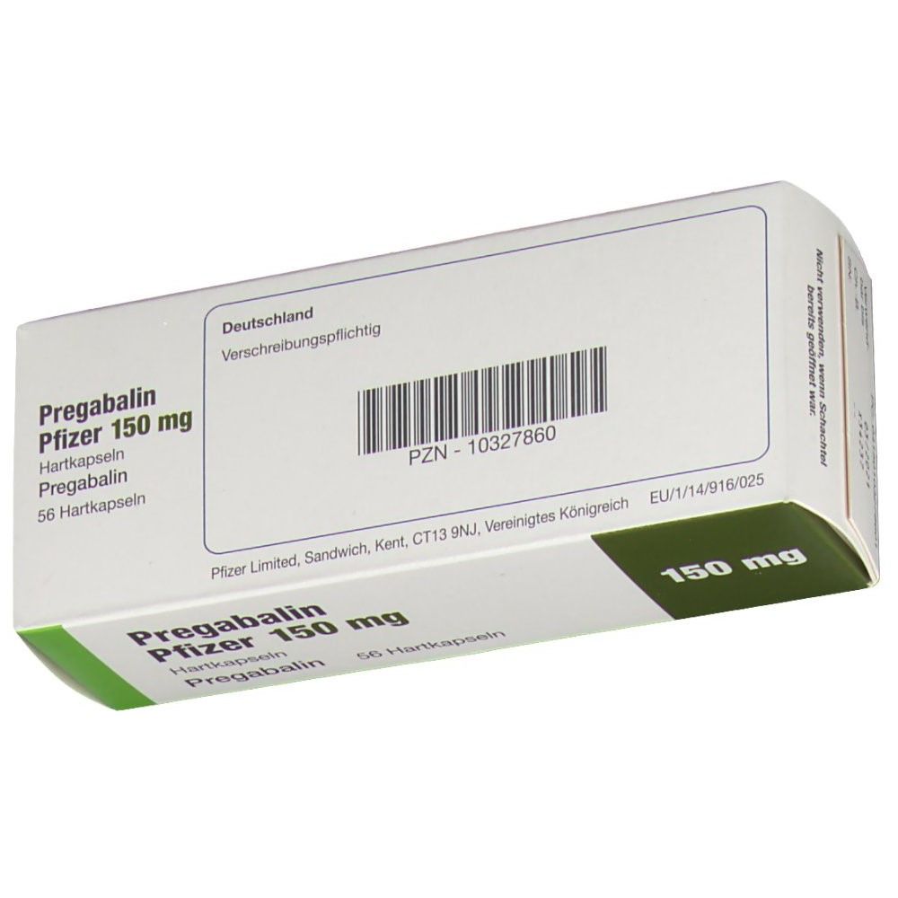 Pregabalin Pfizer 150 mg