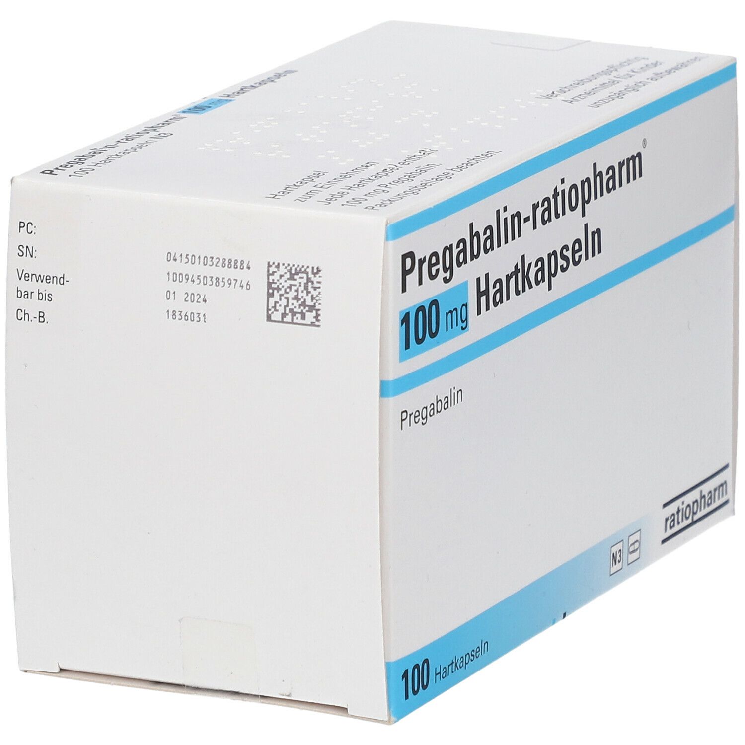 Pregabalin-ratiopharm® 100 mg