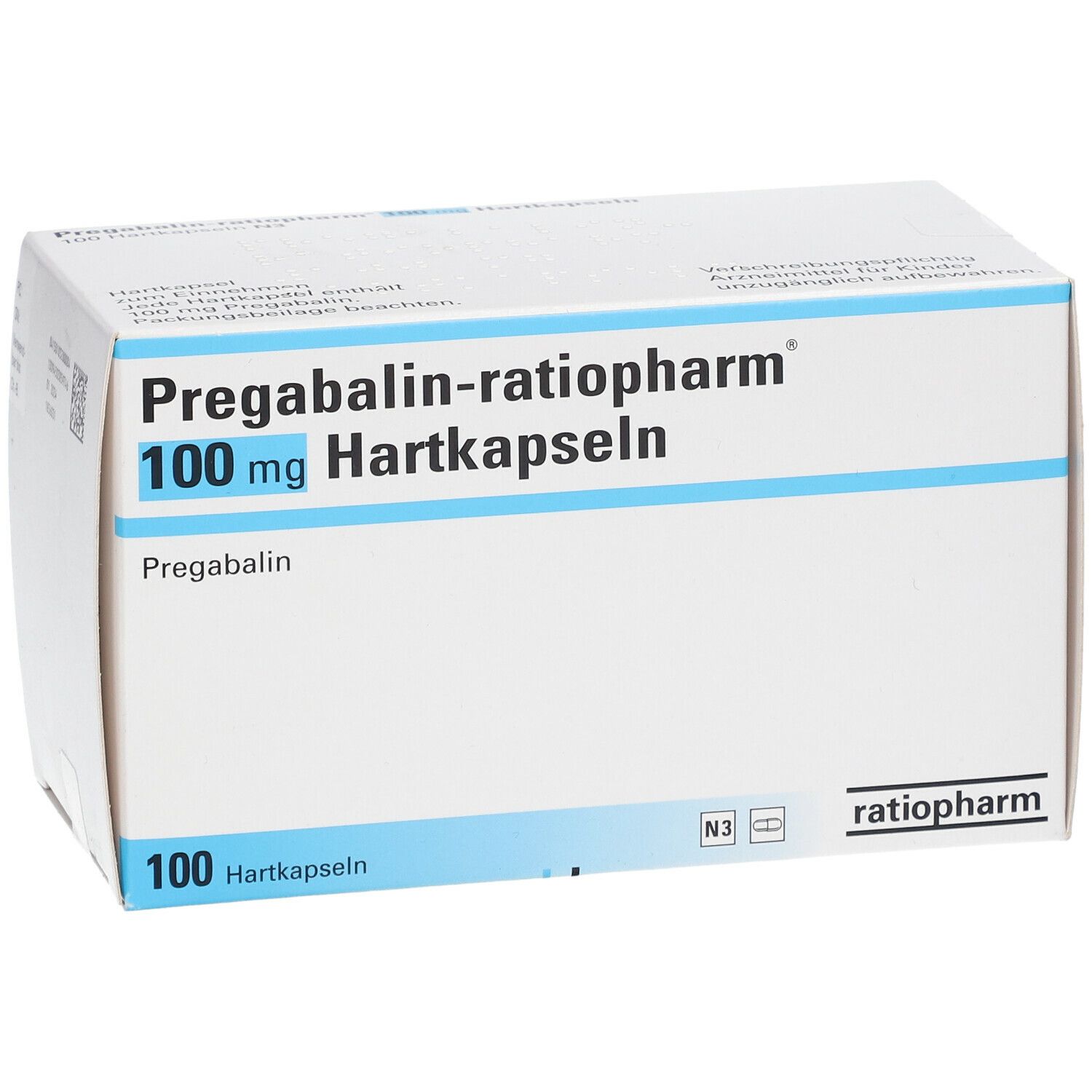Pregabalin-ratiopharm® mg 100 St - shop-apotheke.com