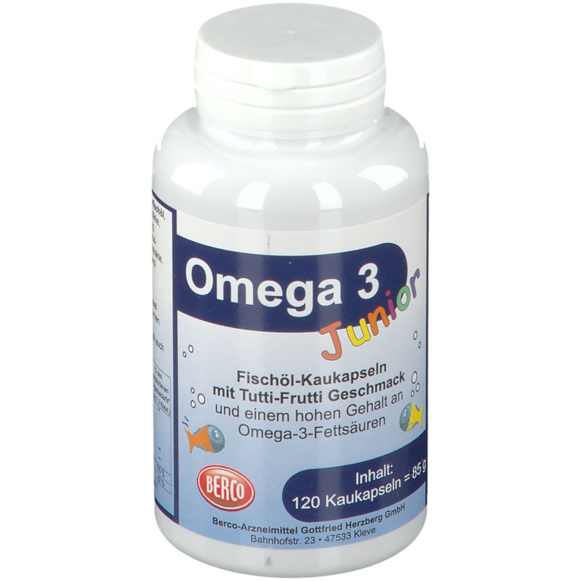 Omega 3 Junior Capsules d'huile de poisson à mâcher