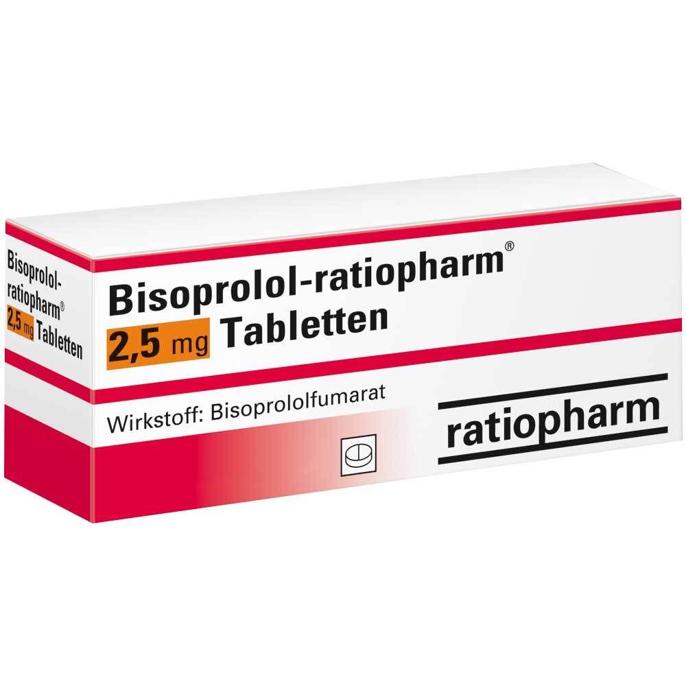 Bisoprolol-ratiopharm® 2,5 mg