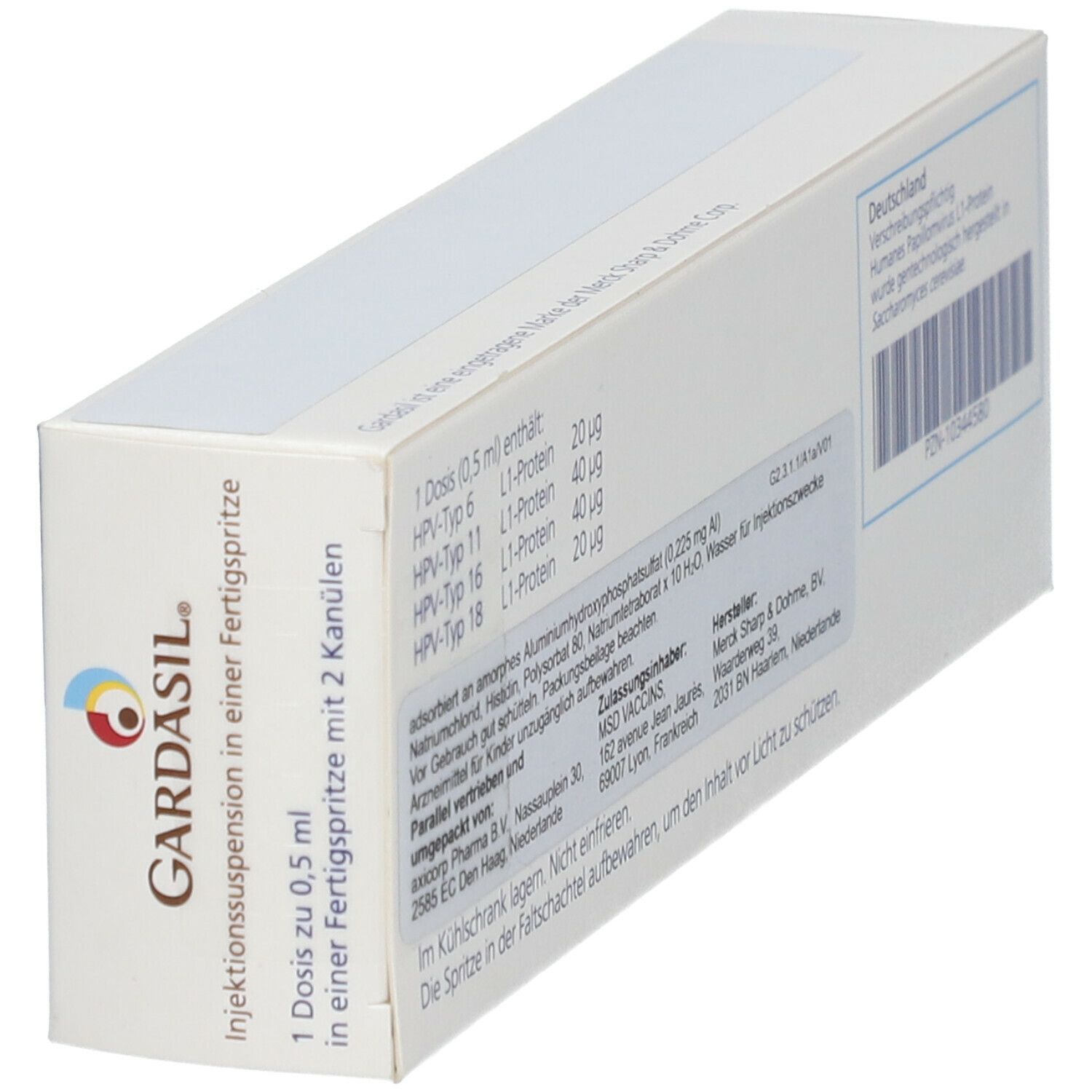 GARDASIL Inj.-Sus.i.e.Fertigspr.ohne Kanülenschutz