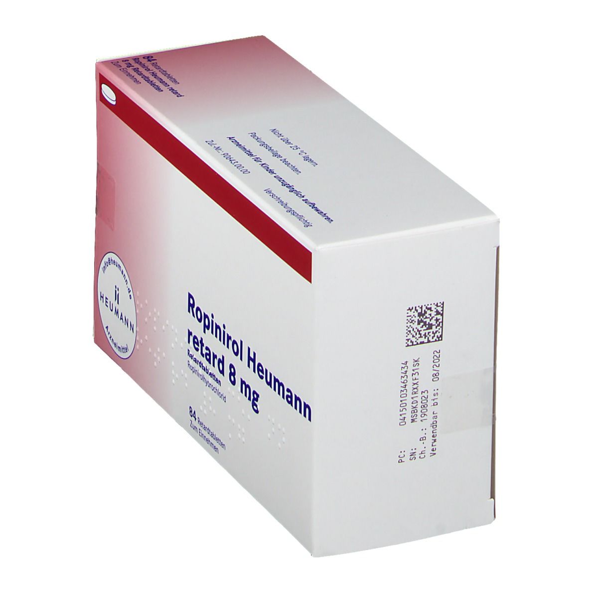 Ropinirol Heumann retard 8 mg
