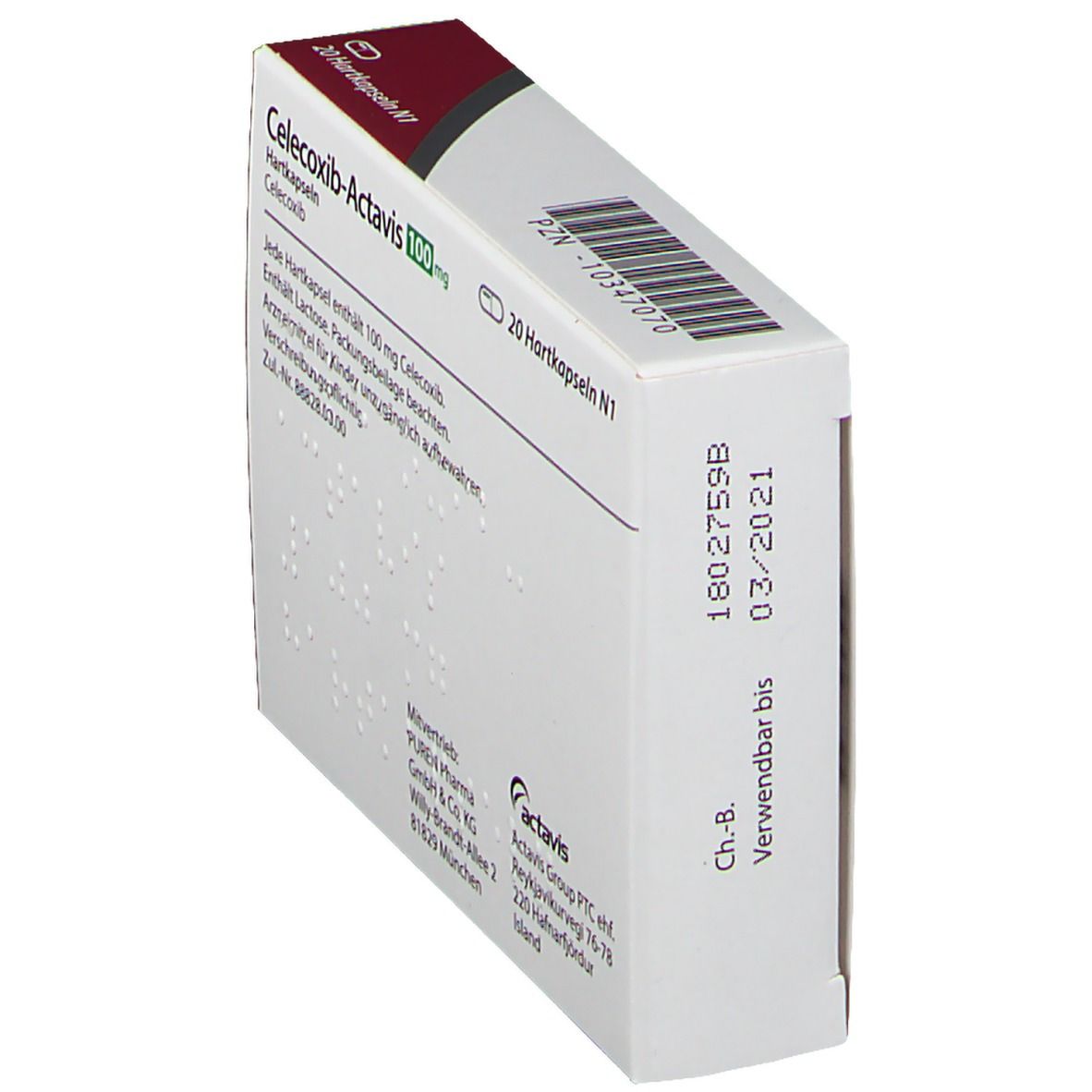 CELECOXIB ACTAVIS 100MG
