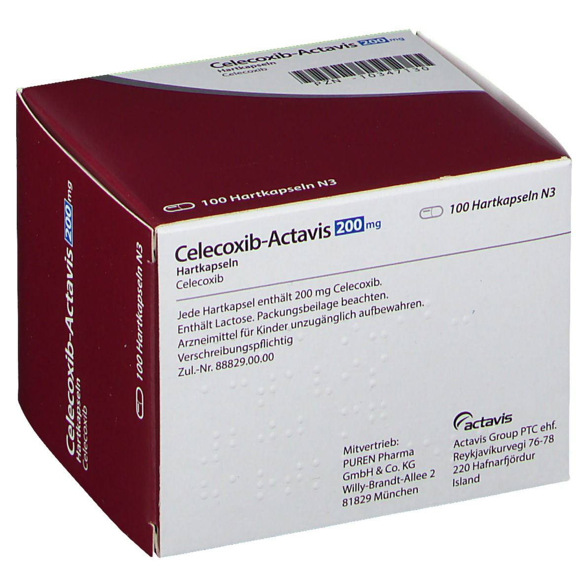CELECOXIB ACTAVIS 200MG