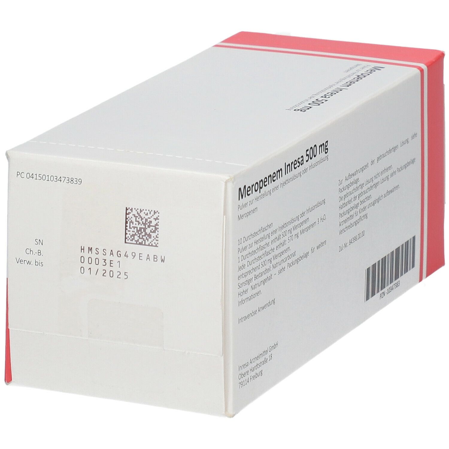 Meroem Inresa 500 mg