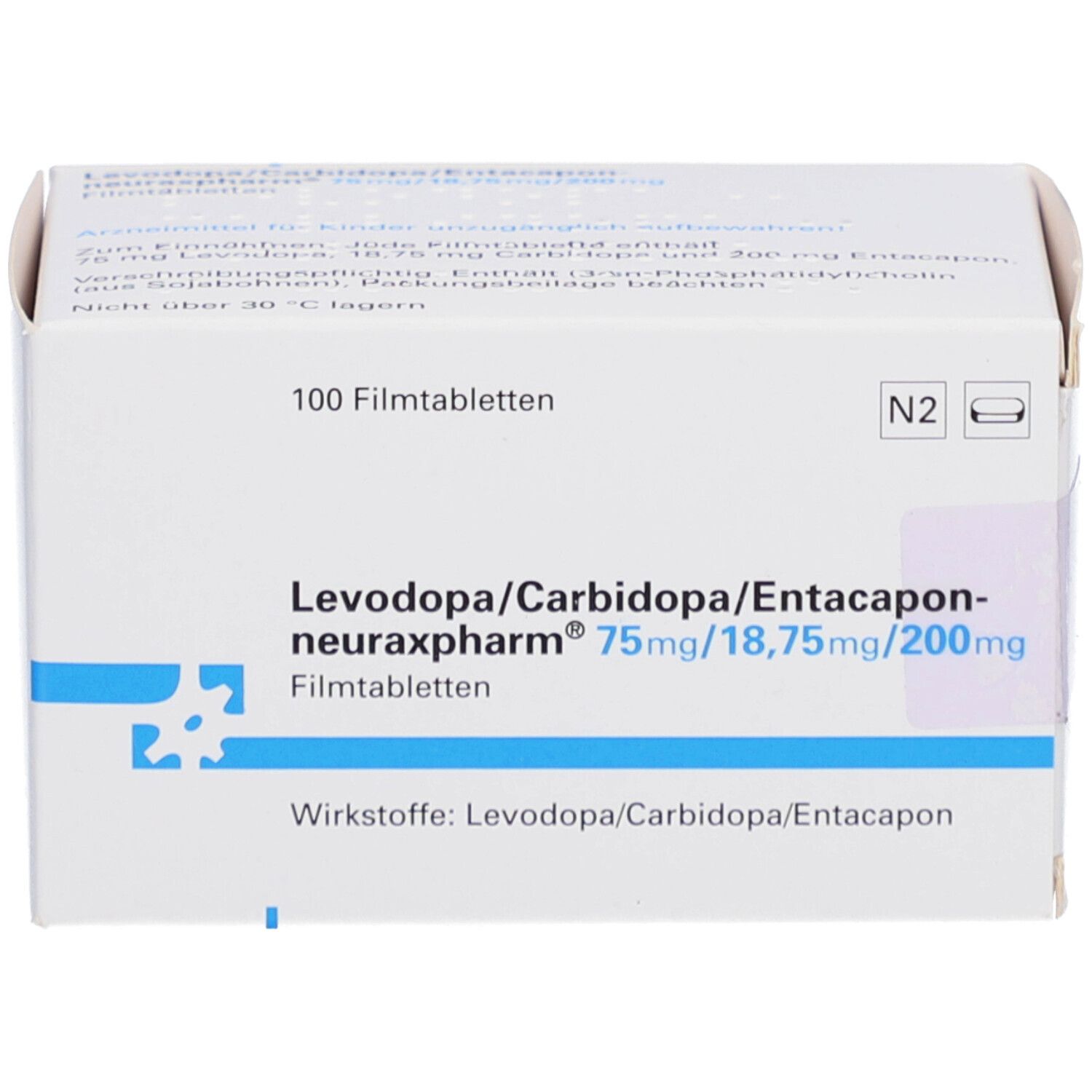 Levodopa/Carbidopa/Entacapon-neuraxpharm® 75 mg/18,75 mg/200 mg